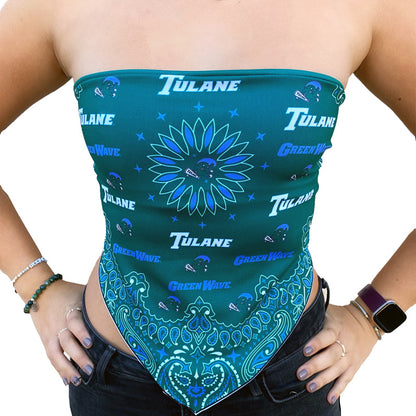 Tulane Bandana Top