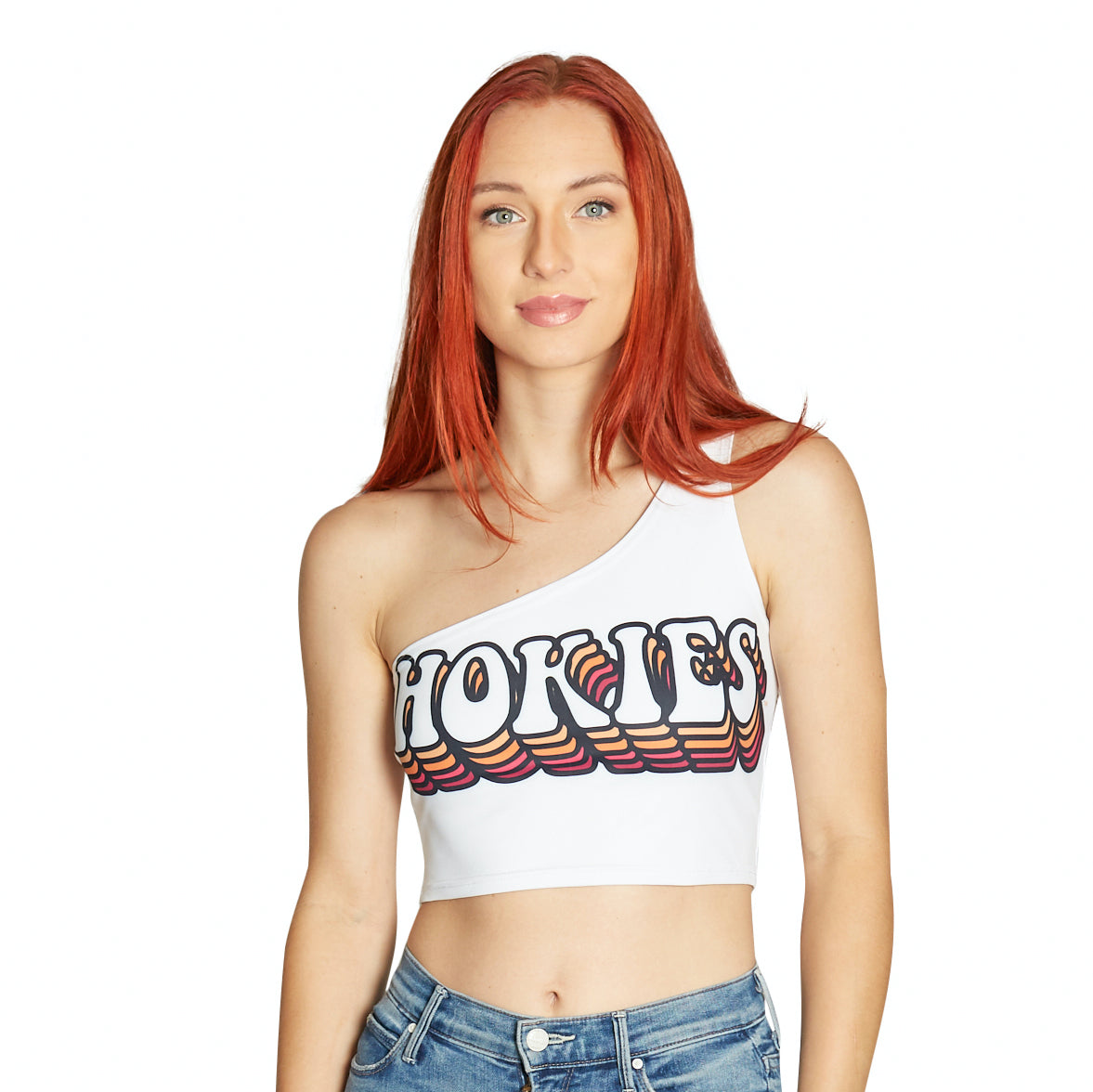 Virginia Tech One Shoulder Top