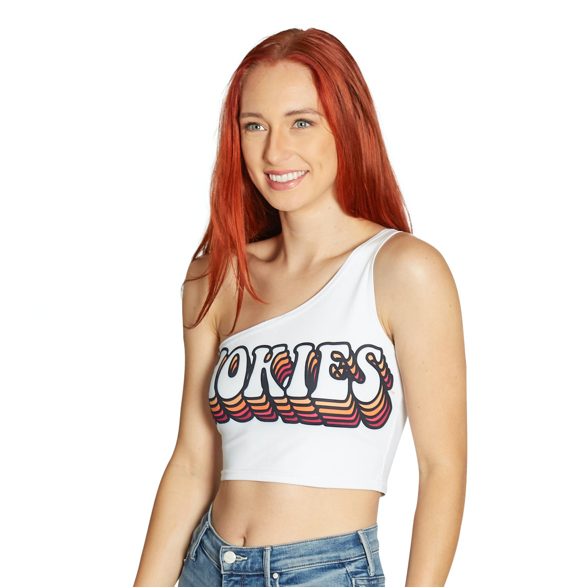 Virginia Tech One Shoulder Top