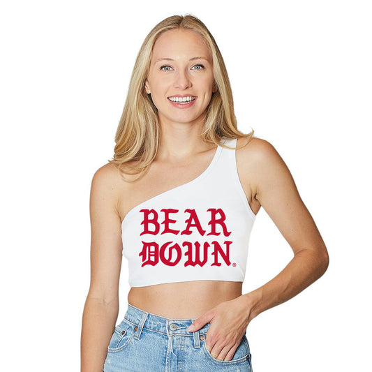 University of Arizona Bear Down One Shoulder Top