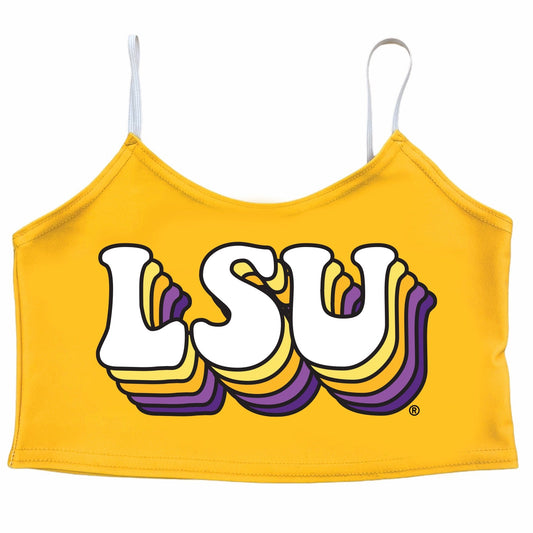 LSU Yellow Spaghetti Tank