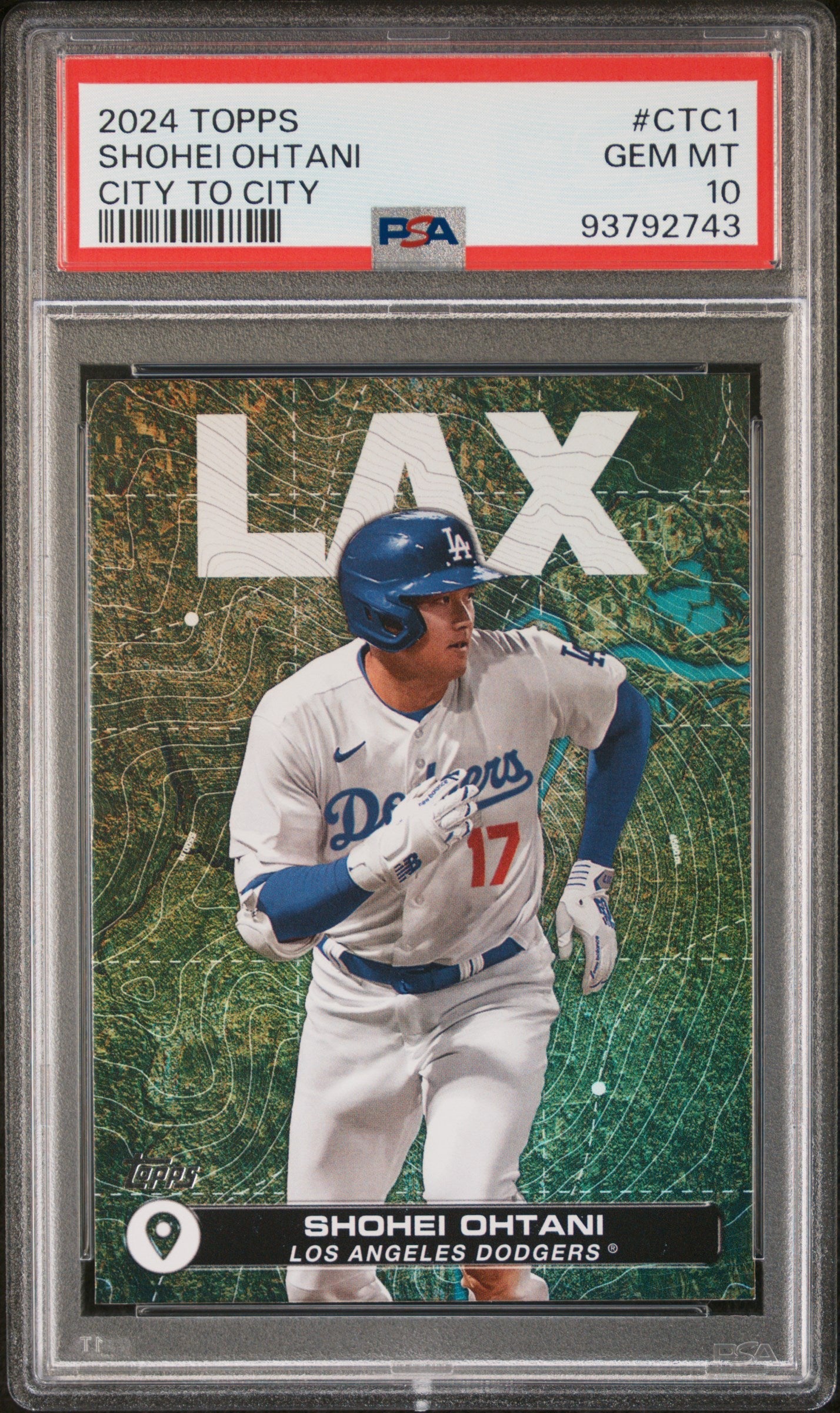 Graded 2024 Topps Shohei Ohtani #CTC1 City to City Baseball Card PSA 10 Gem Mint