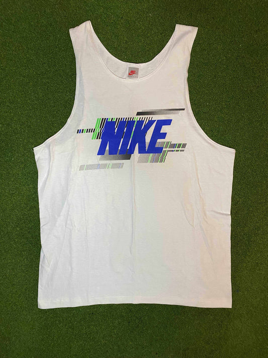 1987-1994 Nike - Vintage Nike Tank (Large) - Gametime Vintage
