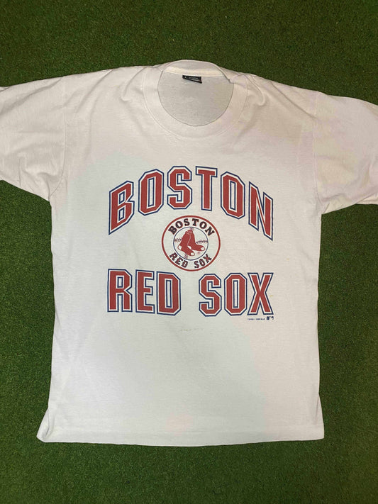 1988 Boston Red Sox - Vintage MLB Tee Shirt (Large) - Gametime Vintage