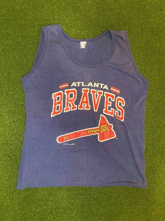 1989 Atlanta Braves - Vintage MLB Tank (Medium) - Gametime Vintage