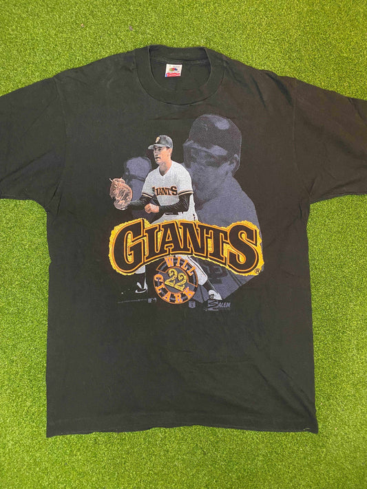 1989 San Francisco Giants - Will Clark - Vintage MLB Player Tee Shirt (Large) - Gametime Vintage